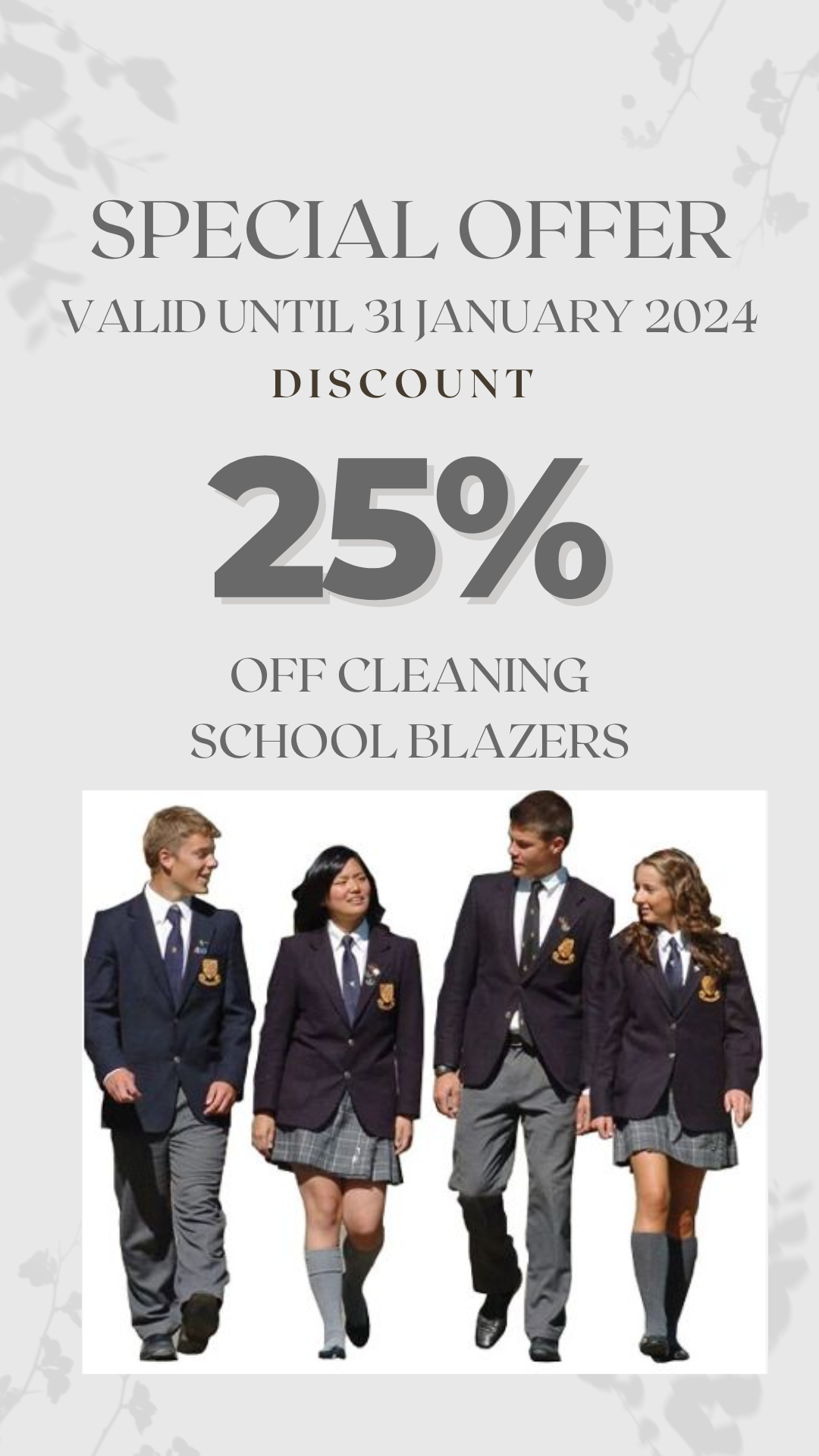 Laudry4U School Blazer Special